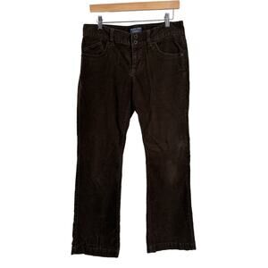 Vintage‎ Polo Jeans Co Ralph Lauren Corduroy Brown Wide Leg Pants Size 8 X 30